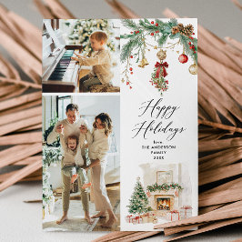 Glad helg 2 Photo Winter Scene & Greenery Julkort