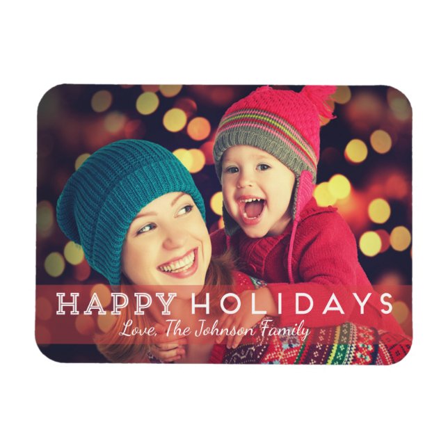 Glad helg 3 tum x 4 tum fotomagnet magnet (Horisontell)