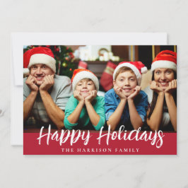 Glad helg 4 fotoskript julkort