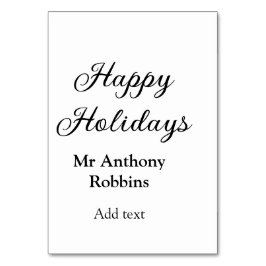 Glad helg add namn date year simple minimChri Bordsnummer