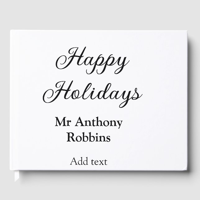 Glad helg add namn date year simple minimChri Gästböcker (Framsida)