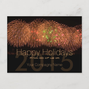 Glad helg Anpassade Corporate Postcard Vykort