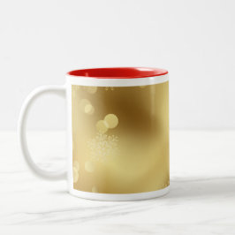 Glad helg. Anpassningsbar Business Logotyp - jul Två-Tonad Mugg