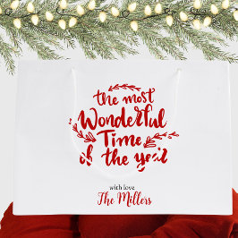 Glad helg Anpassningsbar Red and White Julafton