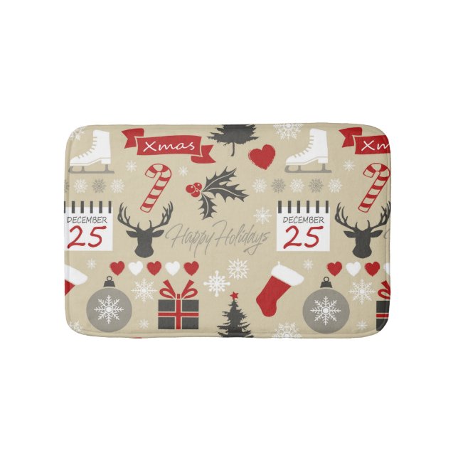 Glad helg badrumsmatta (Framsidan)