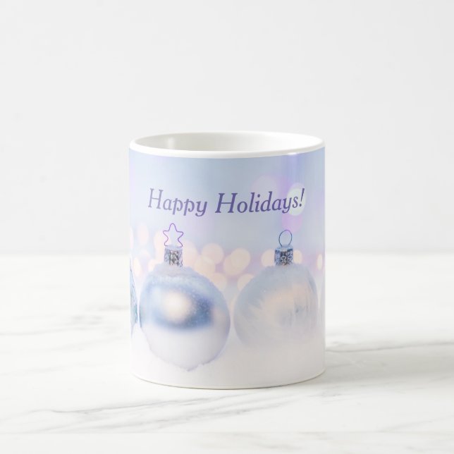 Glad helg Blue Baubles jul Kaffemugg (Center)