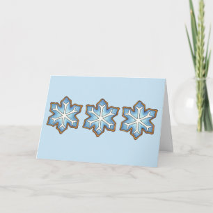 Glad helg Blue Snowflake jul Hanukkah