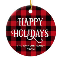 Glad helg Buffalo Check Family Photo