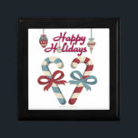 Glad helg Candy cane Heart Smyckeskrin<br><div class="desc">Tack för att besöka julbutiken i Helgdag! Du tittar på Lee Hiller Designer Helgdag Collection of Home and Office Decor,  Apparel,  Gifts,  Collectibles med mera. Utformningen omfattar Lee Hiller Photography in Hand plockade Mixed Media and Digital Art Collection.</div>
