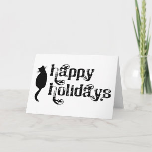 Glad helg Cat Silhouette