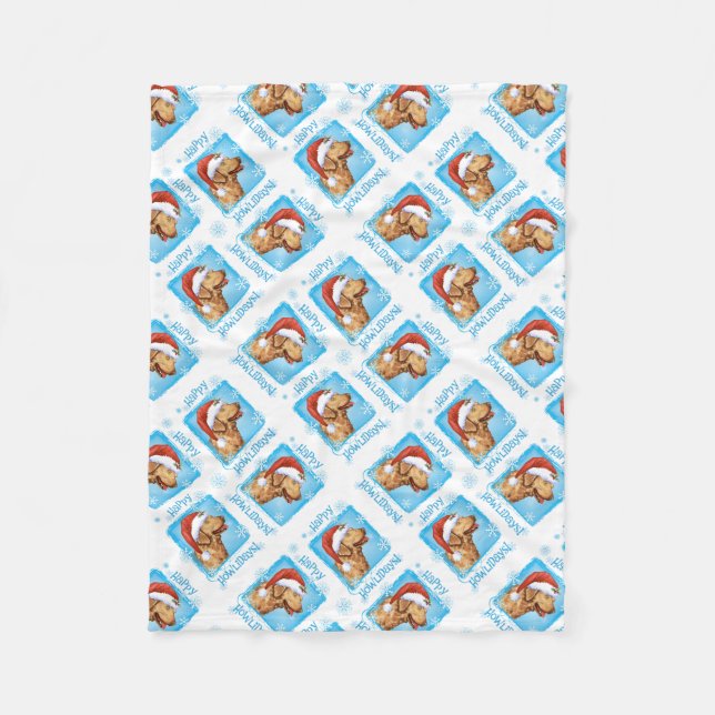 Glad helg Chessie Fleecefilt (Framsidan)