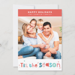 GLAD HELG christmas är säsongstypografi Julkort