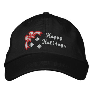 Glad helg christmas broderade kvinnohatt broderad keps