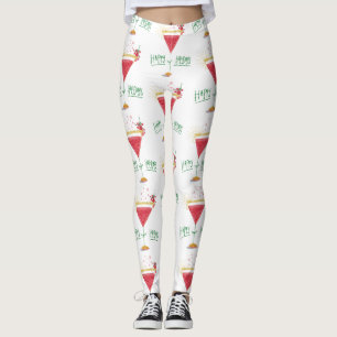glad helg christmas cocktail leggings