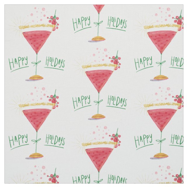 glad helg christmas cocktail tyg (Provkarta)