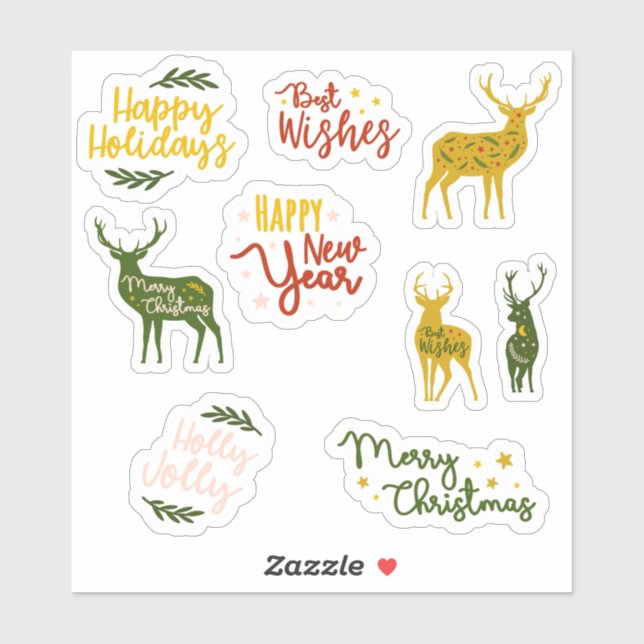 Glad helg citerar skräppostpapper klistermärken (Ark)