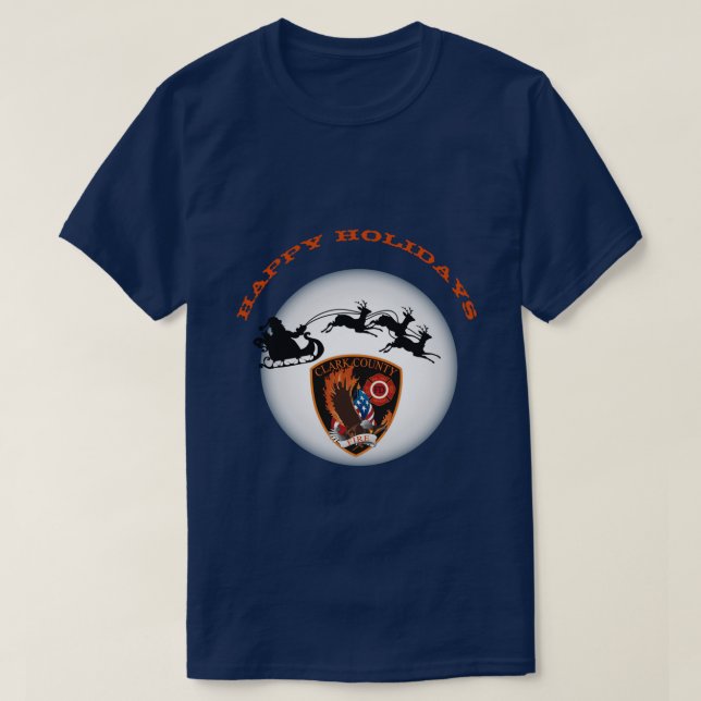 Glad helg Clark County Nevada Fire T-shirt (Design framsida)
