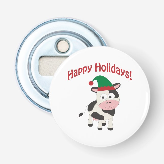 Glad helg! Cow Elf Flasköppnare (Framsidan)