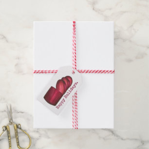 Glad helg Cranberry Sauce Juldag Presentetikett