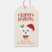 Glad helg - Cute Maltesisk Hund - jul