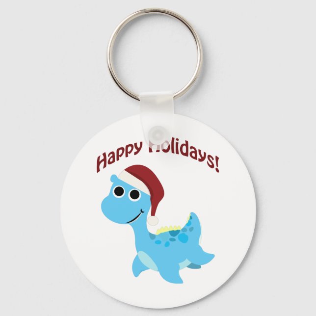 Glad helg! Cute Nessie Nyckelring (Framsida)