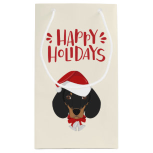 Glad helg - Cute Santa Dachshund - Jul