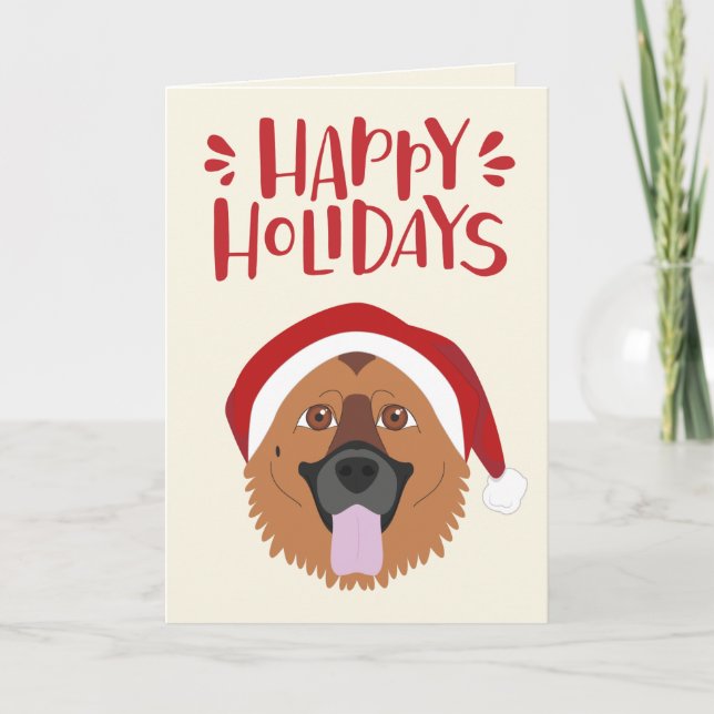 Glad helg - Den tyska helgjulen i Cute German Shep (Framsida)