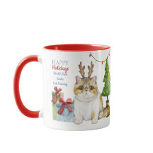 Glad helg EXOTIC Cat Mamma Anpassningsbar jul