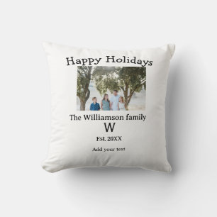 Glad helg familjfotoåterförening namn brev ye kudde