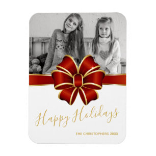Glad helg Family Kids Photo Magnet