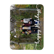 Glad helg Family Photo Lettering Modern Chic