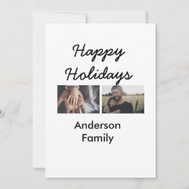 Glad helg far, son, julfoto inbjudningar