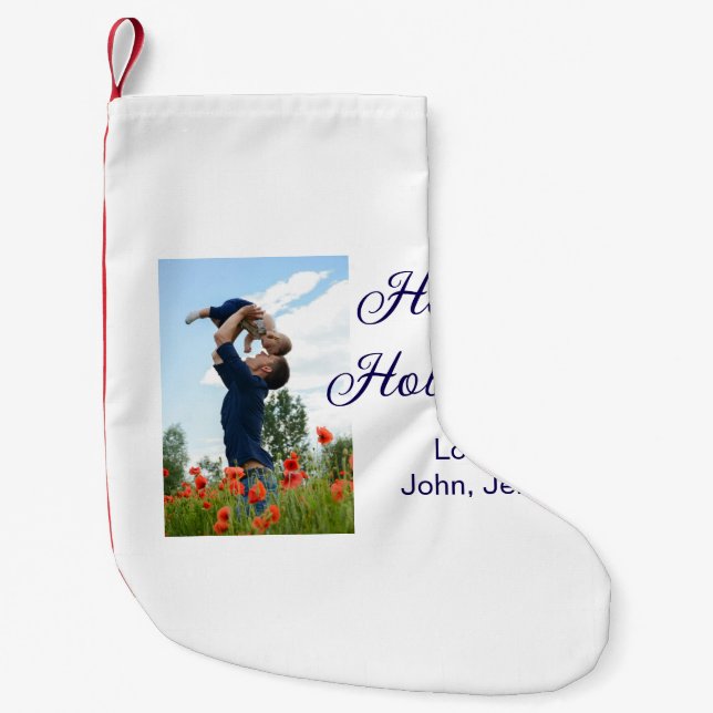 Glad helg far son julklappar m liten julstrumpa (Framsidan)