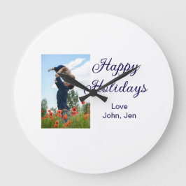 Glad helg far son julklappar m stor klocka