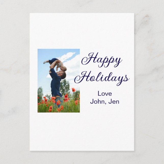 Glad helg far son julklappar m vykort (Framsida)