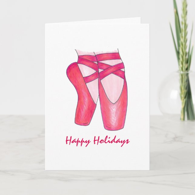 Glad helg Favorite Dance Teacher Ballet Card (Framsida)