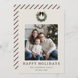 Glad helg Festive God Julfrand Foto Julkort