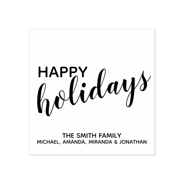 "Glad helg Festive Stämpel (Tryck)