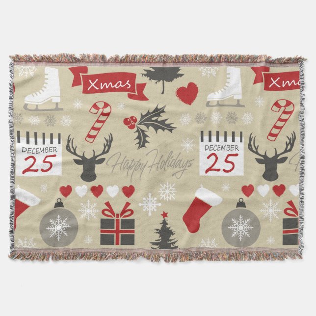 Glad helg filt (Framsidan)