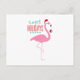 Glad helg Flamingo Vykort