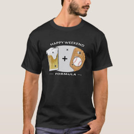 Glad Helg Formel - Baseboll & Öl T Shirt
