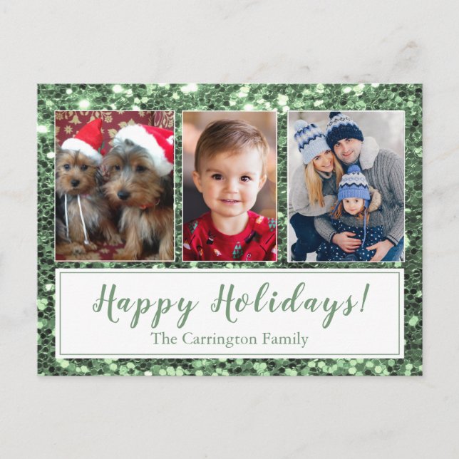 Glad helg Fotojul Vykort (Framsida)