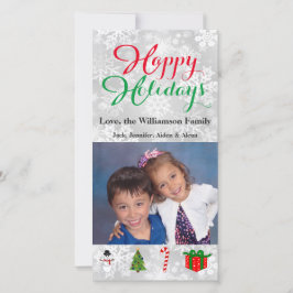 Glad helg fotokort jul Bilder Julkort