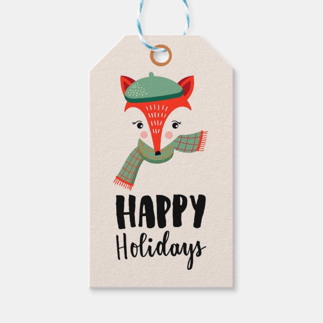 Glad helg Fox Presentetikett (Framsidan)