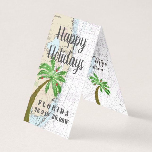 Glad helg från Florida Nautical Gift Märkre Kort (Framsida)