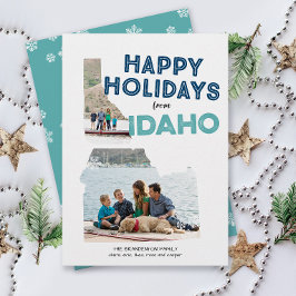 Glad helg från Idaho Photo Helgdag Card Julkort