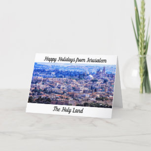 Glad helg från Jerusalem, Heligan Tack Kort