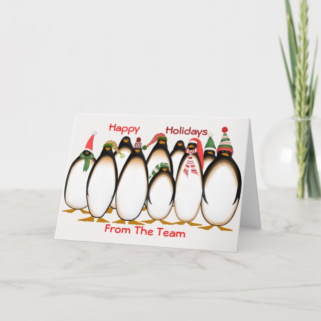 Glad helg från julkortet i teamet (Framsida)