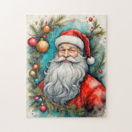 Glad helg från Jultomten Pussel