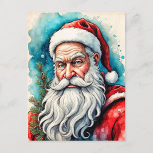 Glad helg från Jultomten Vykort